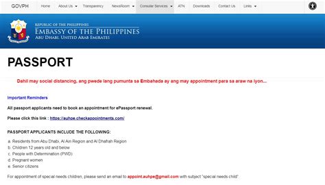 philippine embassy abu dhabi timings|Steps to set online appointments to visit Philippine .